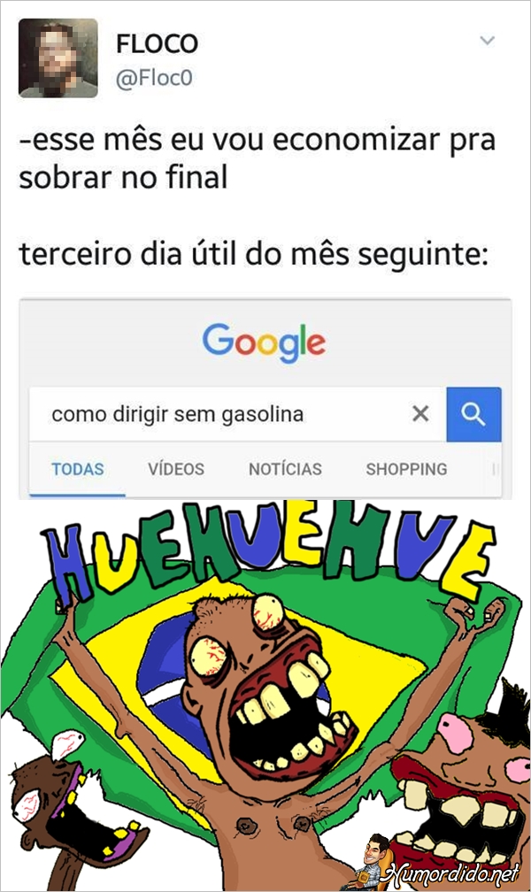 O preço da gasolina - Humordido